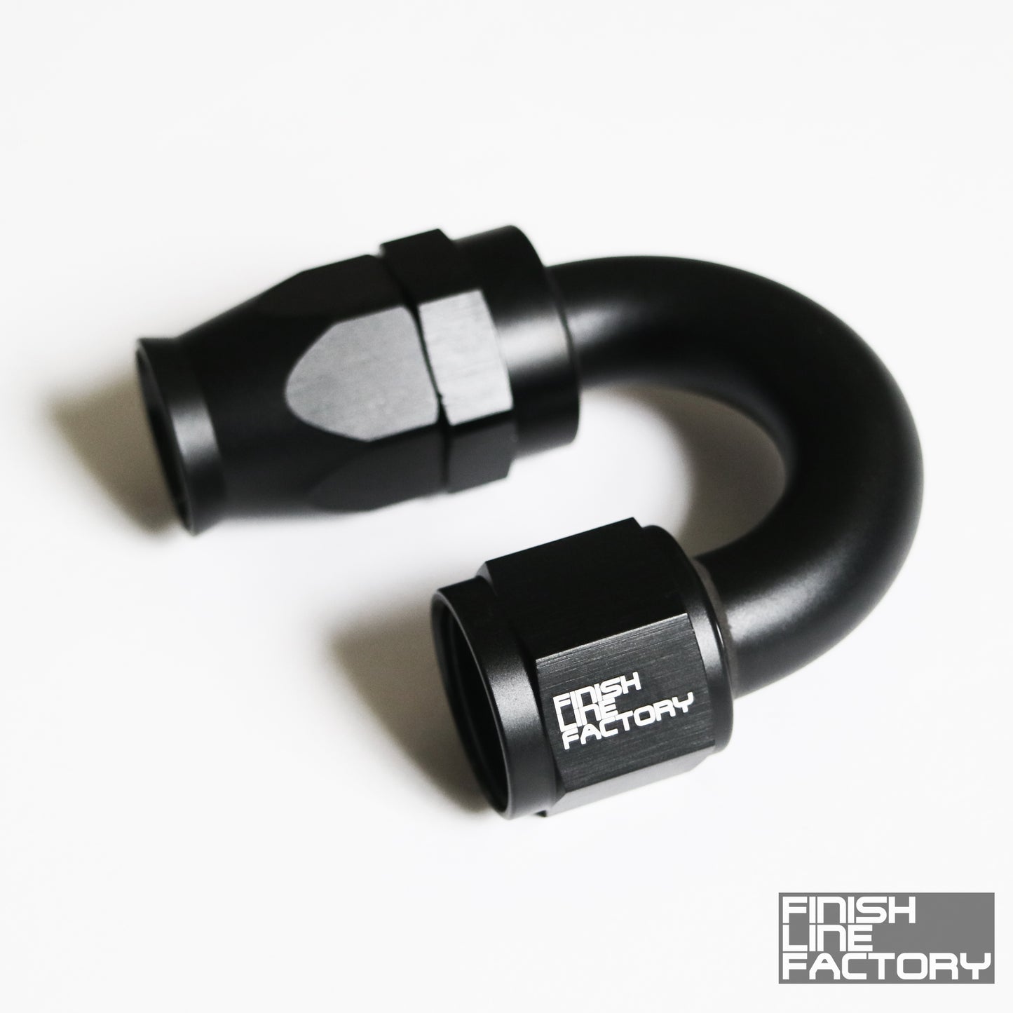 PTFE Hose End - 180 Degree AN - 04 AN