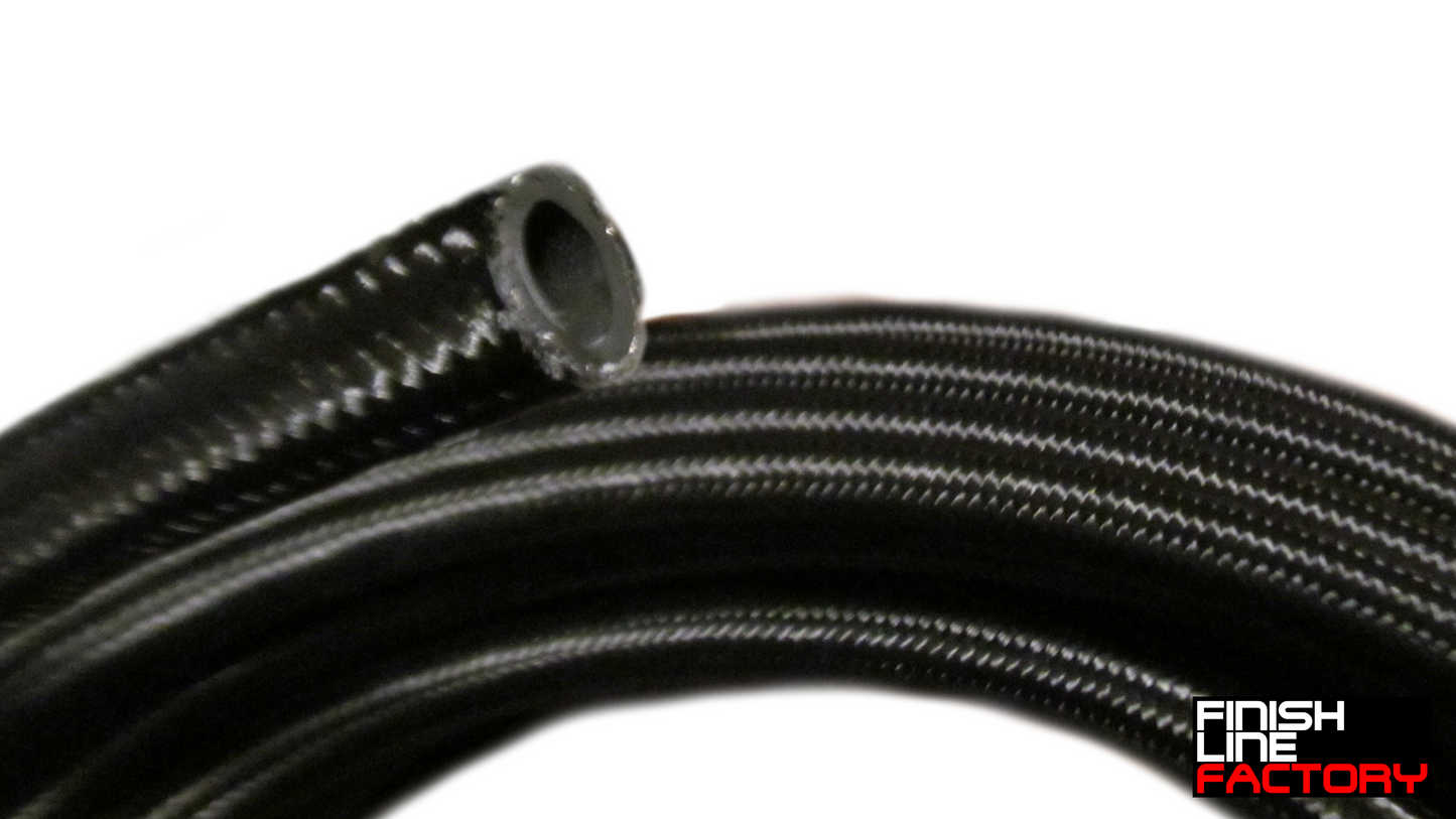 Nylon Braided Hose (03 Foot Roll) - 20 AN - 1-1/8" ID - 1-13/32" OD
