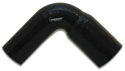 Vibrant 4 Ply Reinforced Silicone Elbow Connector - 3in I.D. - 90 deg. Elbow (BLACK)