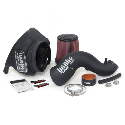 Ram-Air Intake System With Big-Ass Filter - 2013-2018 Ram Cummins 6.7 Oiled