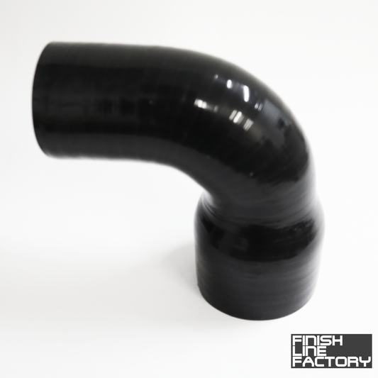 90 Degree Silicone Reducer - 3.00 inch - 4.00 inch