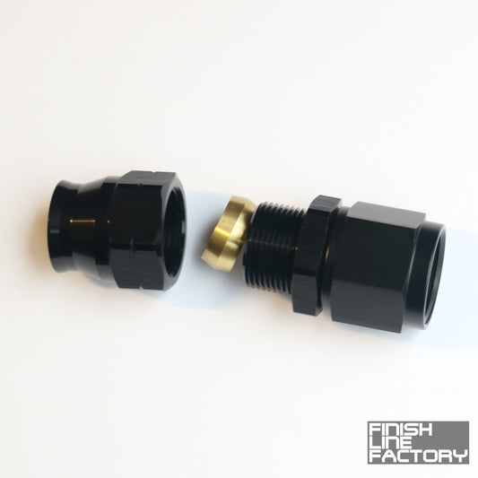 Tube to Female AN Adapter - 3/8 Tube - 06 AN