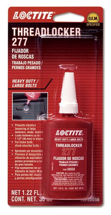 Threadlocker 277 HD Red Big Bolts 36ml/1.22oz