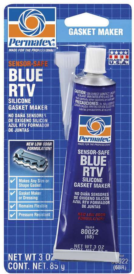Blue RTV Silcone 3oz Carded Tube