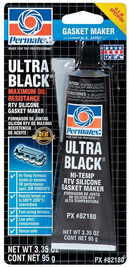 Ultra Black Gasket Maker 3.35 oz Carded Tube