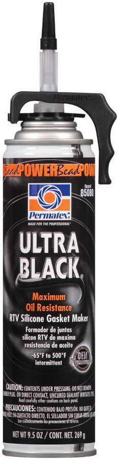 Powerbead Ultra Black RTV Silicone 9.5oz