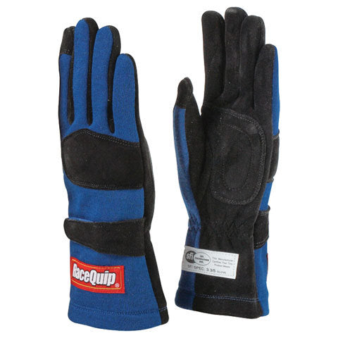 Gloves Double Layer Small Blue SFI