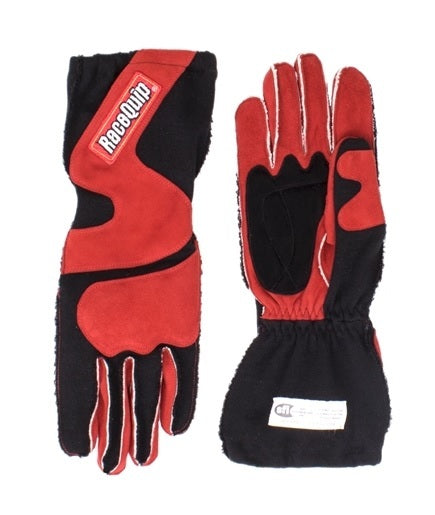 Gloves Outseam Black/Red Large SFI-5