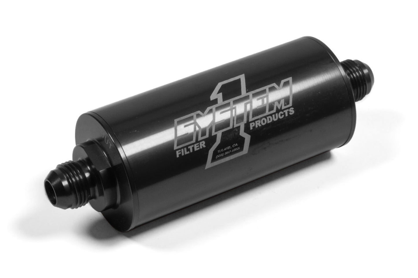 Inline Oil Filter w/8an Fittings - Medium Length